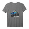 Kinder Geburtstag Shirt für Jungen  Ich bin 4 Jahre mit Monster Truck und Auto Design, perfektes Geschenk für kleine Auto-Fans