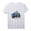 Kinder Geburtstag Shirt für Jungen  Ich bin 4 Jahre mit Monster Truck und Auto Design, perfektes Geschenk für kleine Auto-Fans