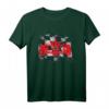 Formel Racing Fan Shirt mit Auto Silhouette auf kariertem Flagge  Perfekt für Motorsport- und Technikliebhaber, Geschenk für Rennfahrer & Ingenieure
