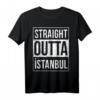 STRAIGHT OUTTA Istanbul 34 Memleket Türkei Geschenkidee T-Shirt  Perfekt für Istanbul-Fans & Heimatliebe