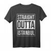 STRAIGHT OUTTA Istanbul 34 Memleket Türkei Geschenkidee T-Shirt  Perfekt für Istanbul-Fans & Heimatliebe