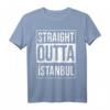 STRAIGHT OUTTA Istanbul 34 Memleket Türkei Geschenkidee T-Shirt  Perfekt für Istanbul-Fans & Heimatliebe