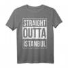 STRAIGHT OUTTA Istanbul 34 Memleket Türkei Geschenkidee T-Shirt  Perfekt für Istanbul-Fans & Heimatliebe