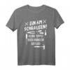 Bin am Schrauben Auto Tuning KFZ Mechaniker Schrauber Bier T-Shirt - Lustiges Geschenk für Tuner, Bastler & KFZ-Profis