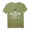 Die Garage ruft Geschenk Shirt für KFZ-Mechaniker & Automechaniker  Humorvolles T-Shirt für Werkstatt-Profis & Schrauber