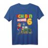 Kinder 6. Geburtstag T-Shirt für Jungen mit Traktor, Zahl Sechs & Spruch 'Ich bin schon 6'  Perfektes Geschenk für kleine Treckerfans