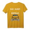 Eat Sleep Fix Cars Repeat - Auto Liebhaber KFZ Mechaniker T-Shirt mit Humor, perfekt als Geschenk für jeden Anlass