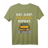 Eat Sleep Fix Cars Repeat - Auto Liebhaber KFZ Mechaniker T-Shirt mit Humor, perfekt als Geschenk für jeden Anlass