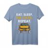 Eat Sleep Fix Cars Repeat - Auto Liebhaber KFZ Mechaniker T-Shirt mit Humor, perfekt als Geschenk für jeden Anlass