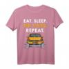 Eat Sleep Fix Cars Repeat - Auto Liebhaber KFZ Mechaniker T-Shirt mit Humor, perfekt als Geschenk für jeden Anlass