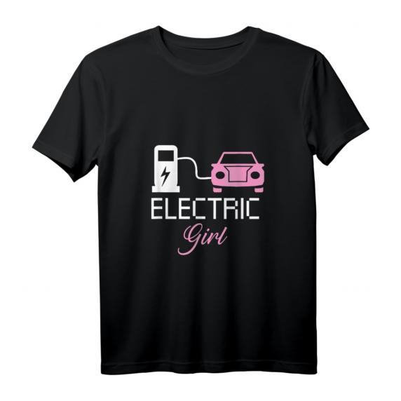 Elektroauto Frauen T-Shirt - Electric Girl Akku Design für umweltbewusste Fahrerinnen & nachhaltige Mobilität Elektroauto Frauen T-Shirt - Electric Girl Akku Design für umweltbewusste Fahrerinnen & nachhaltige Mobilität