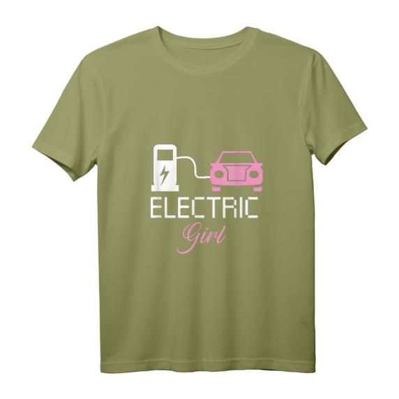 Elektroauto Frauen T-Shirt - Electric Girl Akku Design für umweltbewusste Fahrerinnen & nachhaltige Mobilität Elektroauto Frauen T-Shirt - Electric Girl Akku Design für umweltbewusste Fahrerinnen & nachhaltige Mobilität