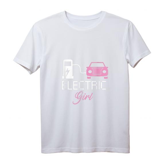 Elektroauto Frauen T-Shirt - Electric Girl Akku Design für umweltbewusste Fahrerinnen & nachhaltige Mobilität Elektroauto Frauen T-Shirt - Electric Girl Akku Design für umweltbewusste Fahrerinnen & nachhaltige Mobilität