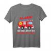 Kinder Feuerwehr Auto T-Shirt | Kindergarten Start Geschenk für kleine Feuerwehrfans & Kita-Kinder