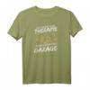 Ich Brauche Keine Therapie Garage Motor Auto Mechaniker T-Shirt  Lustiges Geschenk für Schrauber, KFZ-Mechaniker & Autoliebhaber