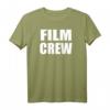 FILM CREW Bold Plain Text Print On Back T-Shirt  Perfekt für Filmemacher, Kameraleute & Set-Teammitglieder