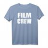 FILM CREW Bold Plain Text Print On Back T-Shirt  Perfekt für Filmemacher, Kameraleute & Set-Teammitglieder