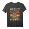 Vollizei Beamter Löten Faultier Bier T-Shirt - Lustiges Bier Spruch T-Shirt für Männer, Männertag & Wochenende