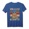 Vollizei Beamter Löten Faultier Bier T-Shirt - Lustiges Bier Spruch T-Shirt für Männer, Männertag & Wochenende