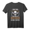 Nur der Metzger lächelt zurück - Sarkastisches Metzger T-Shirt für Beruf, Abschluss und Geschenkideen