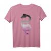 Asexual Japanese Dragon Pride Flag Farben T-Shirt mit Rücken-Design  Kulturelles LGBTQ+ Geschenk für Asexuelle und Drachenfans