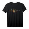 Hobby Segler Geschenk Segelboot Herzschlag Kapitän Segeln T-Shirt - Perfekt für Wassersportler, Skipper & Bootsliebhaber zu Weihnachten & Geburtstag