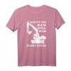 Herren Bagger T-Shirt mit Spruch | Lustiges Geschenk für Baggerfahrer, Bauarbeiter & Landschaftsbauer