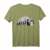 Herren Baggerfahrer Evolution Mond T-Shirt  Perfekt für Bauarbeiter, Baggerführer & Straßenbauer, Berufskleidung für Baustellenprofis