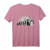 Herren Baggerfahrer Evolution Mond T-Shirt  Perfekt für Bauarbeiter, Baggerführer & Straßenbauer, Berufskleidung für Baustellenprofis