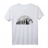 Herren Baggerfahrer Evolution Mond T-Shirt  Perfekt für Bauarbeiter, Baggerführer & Straßenbauer, Berufskleidung für Baustellenprofis