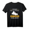 Früher war ich normal jetzt fahre ich Radlader Baggerfahrer T-Shirt  Geschenk für Bauarbeiter, Straßenbauer & Radladerfahrer