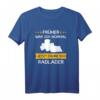 Früher war ich normal jetzt fahre ich Radlader Baggerfahrer T-Shirt  Geschenk für Bauarbeiter, Straßenbauer & Radladerfahrer