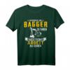 Geboren Um Bagger Zu Fahren Gezwungen Zur Arbeit Zu Gehen T-Shirt - Lustiges Baustellen Motiv für Baggerfahrer, Bauarbeiter & Baggerliebhaber