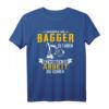 Geboren Um Bagger Zu Fahren Gezwungen Zur Arbeit Zu Gehen T-Shirt - Lustiges Baustellen Motiv für Baggerfahrer, Bauarbeiter & Baggerliebhaber