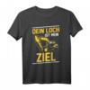 Bagger Minibagger T-Shirt  Lustiges Baustellen Motiv für Baggerführer, Bauarbeiter & Tiefbauer mit Spruch 'Dein Loch ist mein Ziel'