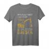 Bagger Baustelle Bauarbeiter Geschenk T-Shirt  Für Baggerfahrer, Handwerker & Baustellenfans