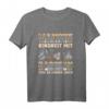 Baggerfahrer Bagger T-Shirt  Lustiges Bauarbeiter Geschenk mit Spruch für Baustellenfans, Geburtstag & Weihnachten