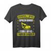 Bagger Opa Baggerfahrer Baggerführer Geschenk T-Shirt  Lustiges Baustellen Motiv für Opas, Bauarbeiter und Baggerliebhaber