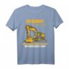 Du Denkst Ich Bin Verrückt? Baggerfahrer Bagger Baustelle T-Shirt  Lustiges Geschenk für Baggerliebhaber, Bauarbeiter & Hobby Baggerfahrer