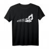 Baggerfahrer T-Shirt - Evolution Baggerfahrer Geschenk für Bauarbeiter, Abbruchfahrer & Tiefbauer zum Geburtstag