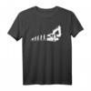 Baggerfahrer T-Shirt - Evolution Baggerfahrer Geschenk für Bauarbeiter, Abbruchfahrer & Tiefbauer zum Geburtstag