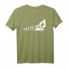 Baggerfahrer T-Shirt - Evolution Baggerfahrer Geschenk für Bauarbeiter, Abbruchfahrer & Tiefbauer zum Geburtstag
