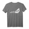 Baggerfahrer T-Shirt - Evolution Baggerfahrer Geschenk für Bauarbeiter, Abbruchfahrer & Tiefbauer zum Geburtstag