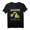 Baggern Kann Ich T-Shirt  Lustiges Bauarbeiter und Baggerfahrer Outfit für Baustellen & Kollegen als Geschenk