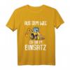 Kinder T-Shirt Aus Dem Weg Ich Bin Im Einsatz - Lustiges Baggerfahrer Motiv, Perfekt als Geburtstagsgeschenk für Baustellenfans
