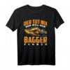 Der Tut Nix Der Will Nur Bagger Fahren - Lustiges Baggerfahrer Geschenk T-Shirt für Bau- und Baustellenfans