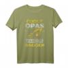 Baggerfahrer Opa Geschenk Baumaschine Bagger Fahrer Spruch T-Shirt  Lustiges Baustellen Motiv für Bauarbeiter, Väter & Opas auf dem Bau