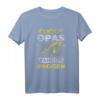 Baggerfahrer Opa Geschenk Baumaschine Bagger Fahrer Spruch T-Shirt  Lustiges Baustellen Motiv für Bauarbeiter, Väter & Opas auf dem Bau