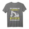 Wer andere gräbt ein Grubengrabgerät Baggerfahrer T-Shirt - Lustiges Baustellenmotiv für Bauarbeiter, Baggerfahrer & Handwerker, ideales Geschenk für Geburtstag, Weihnachten & Vatertag