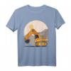 Baggerfahrer Bagger Baggerführer T-Shirt - Lustiges Bauarbeiter Outfit für Männer, Bauleiter & Baumaschinenliebhaber
